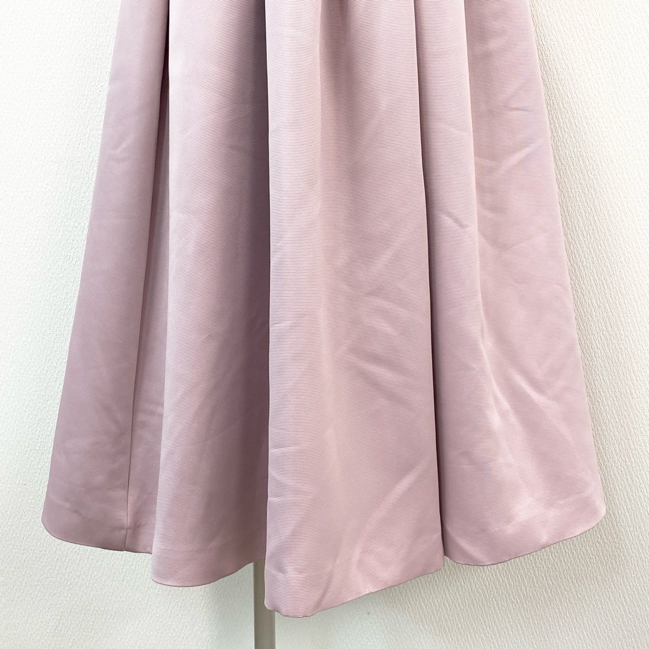 47e9 【未使用保管品】タグ付 TSURU By MARIKO OIKAWA ツル バイ マルコ オイカワ ARIANA フレアロングスカート ボトムス 日本製 SK-2229160 34 ピンク
