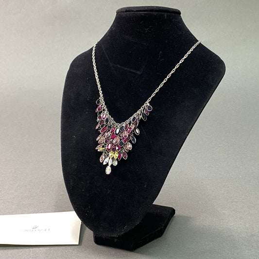 g29《美品》 SWAROVSKI スワロフスキー Tody Large クリスタルビジューネックレス 1181271 シルバー アクセサリー ジュエリー パーティ 結婚式