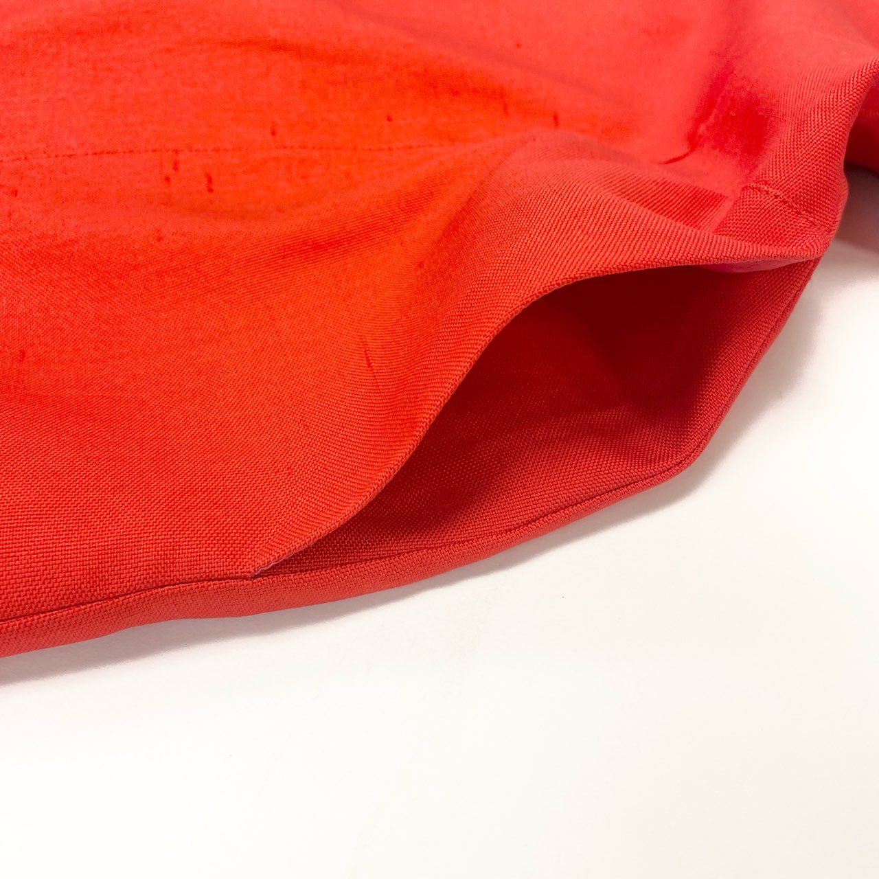 80j17 GiAMBATTISTA VALLi ジャンバティスタバリ 定価¥217.000 イタリア製 フレンチスリーブ ワンピース 膝上 パーティー 背中あき◎ レディース 女性用 40 レッド シルク100u02t