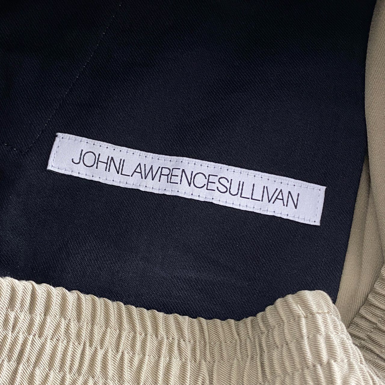 71e14《美品》JOHN LAWRENCE SULLIVAN ジョンローレンスサリバン スラックスパンツ カジュアルパンツ 2C031-0218-01 サイズS ベージュ ウール100% レディース