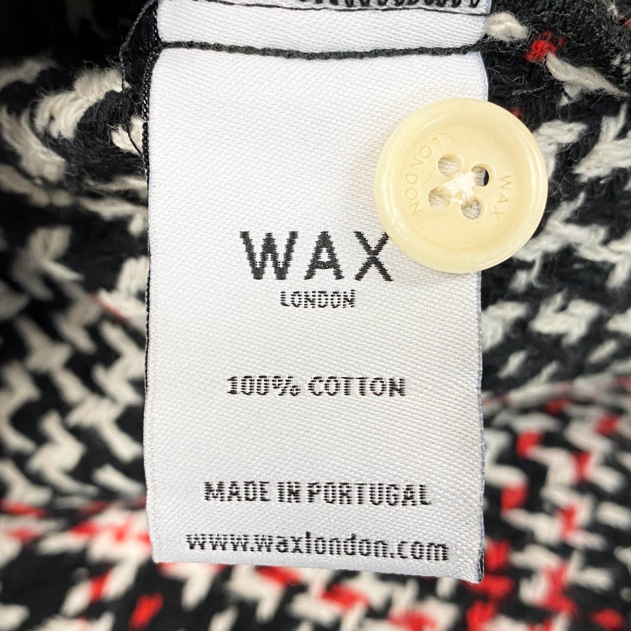 33i25 《美品》WAX LONDON ワックス ロンドン シャツジャケット 長袖シャツ バスケットチェック オーバーサイズ Mサイズ マルチカラー メンズk02i