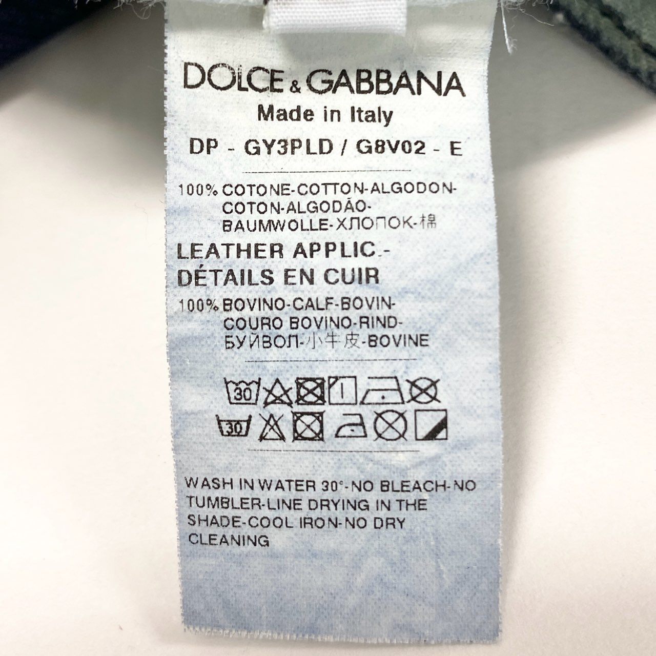 66k11 DOLCE&GABBANA ドルチェ&ガッバーナ クラッシュ加工 グランジ デニムパンツ ジーンズ サイズ44 メンズk02i