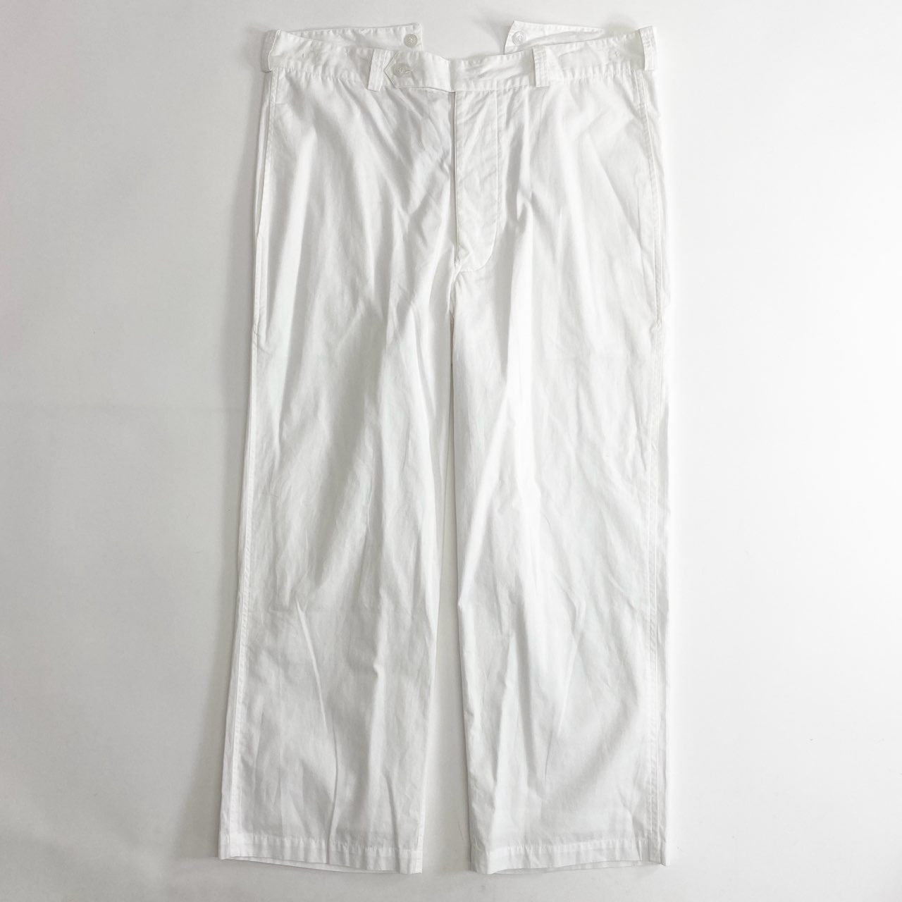 47c23 《未使用》 定価¥19,800 SEEALL シーオール MINER PANTS マイナーパンツ 44 ホワイト タグ付き SAU23 PT382