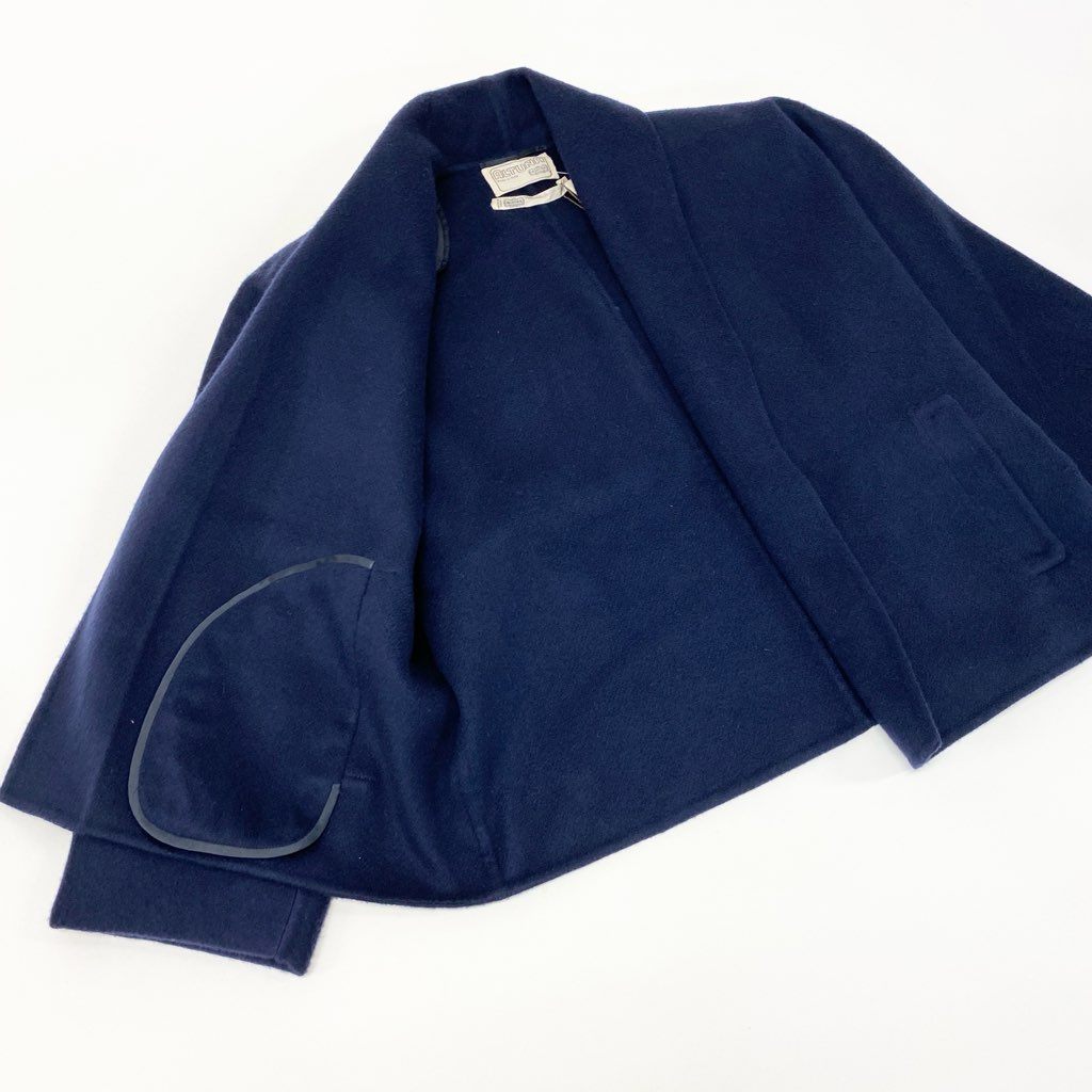 3l27《未使用保管品》 AGNONA アニオナ ALTUNA カシミヤ セットアップ サイズ42 / 46 ネイビー 最高級 女性服 タグ付t18r