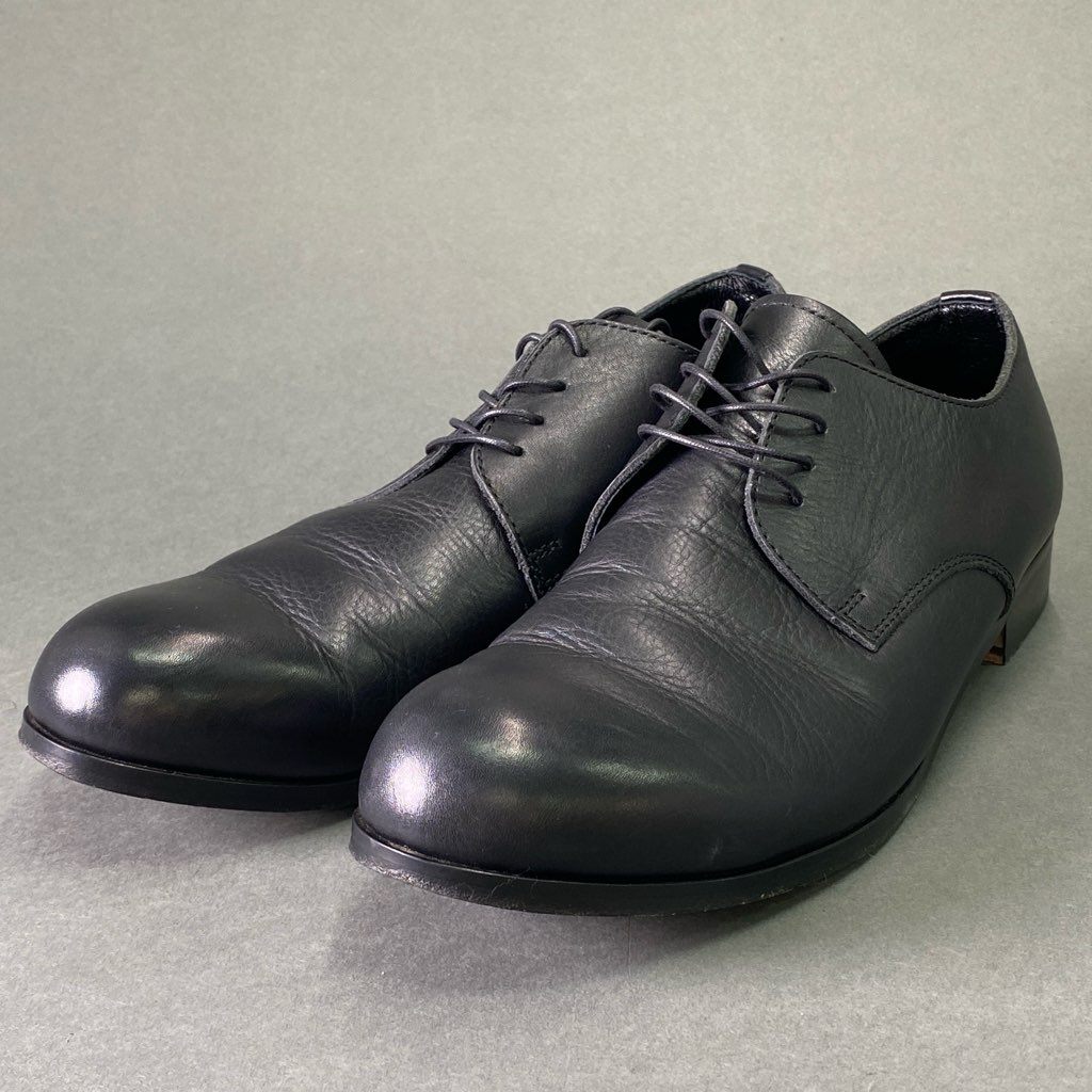 2e7 PADRONE パドローネ レザードレスシューズ 41 ブラック Leather ビジネス フォーマル レースアップ 日本製