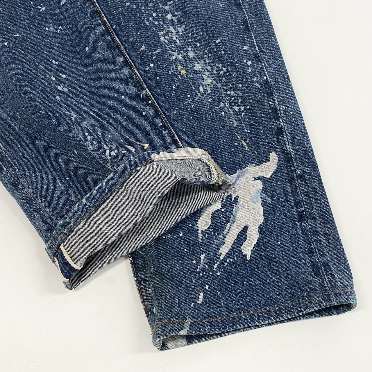 17h20 LEVI'S リーバイス USA製 501XX バレンシア工場 デニムパンツ W29 L36 インディゴ ジーンズ ダメージ加工 Vintage 1955年モデルt18r