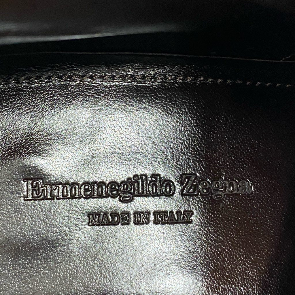 3d21 Ermenegildo Zegna エルメネジルド ゼニア ジョージブーツ チャッカブーツ EU7 ブラウン レザー ドレスシューズ ビジネス フォーマル イタリア製