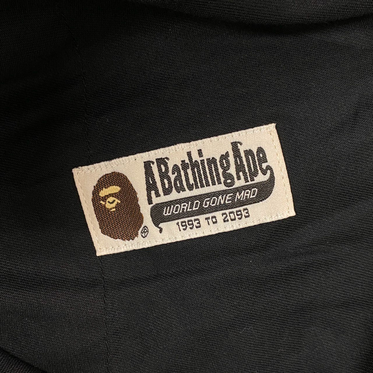 75f27 A BATHING APE ア ベイシング エイプ カーゴパンツ ミリタリーパンツ ボトムス カモフラ 猿迷彩 サイズL イエロー グリーン系 コットン メンズ 紳士服