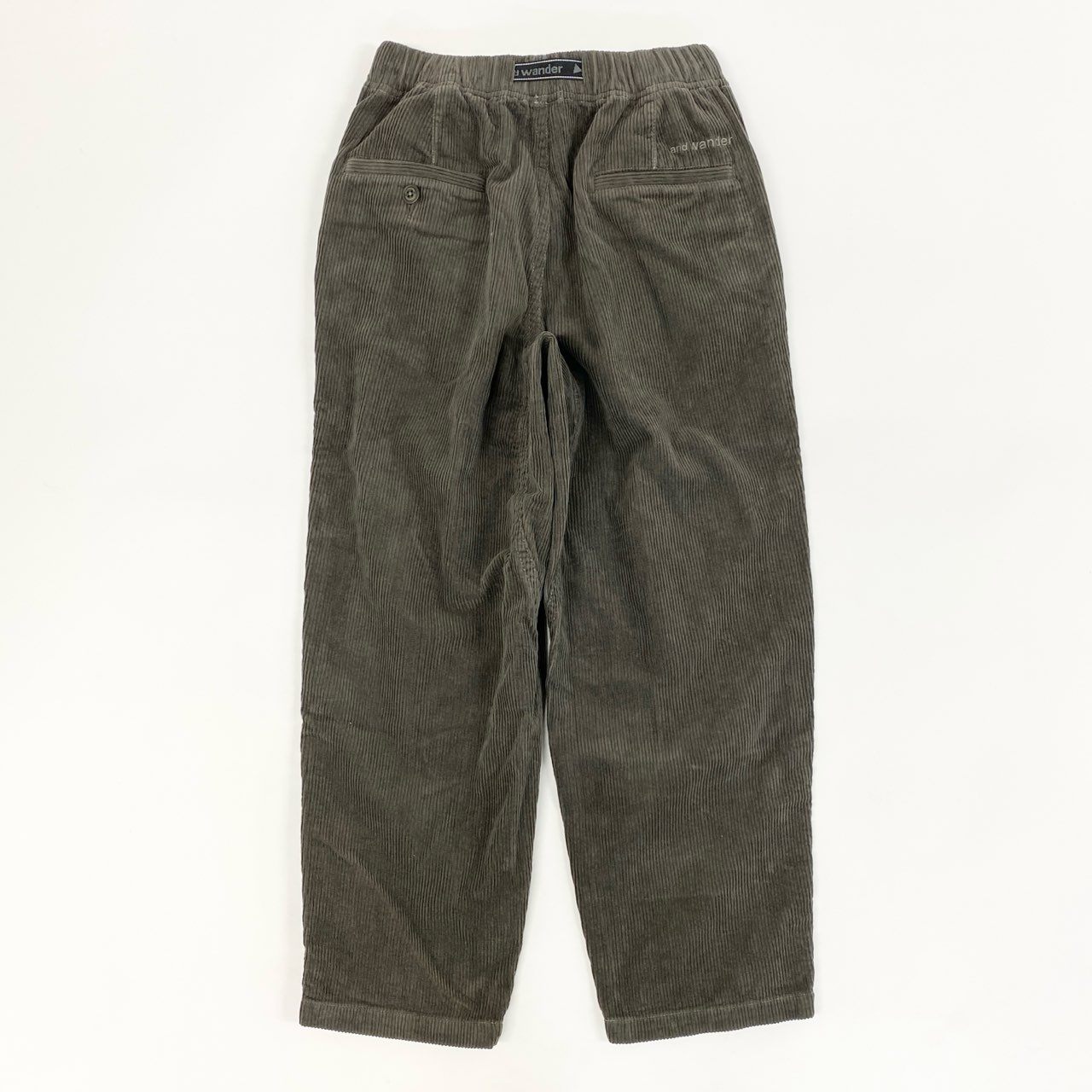 78d4 and wander アンドワンダー corduroy pants コーデュロイパンツ ボトムス 太畝 574-3282079 M ブラウン