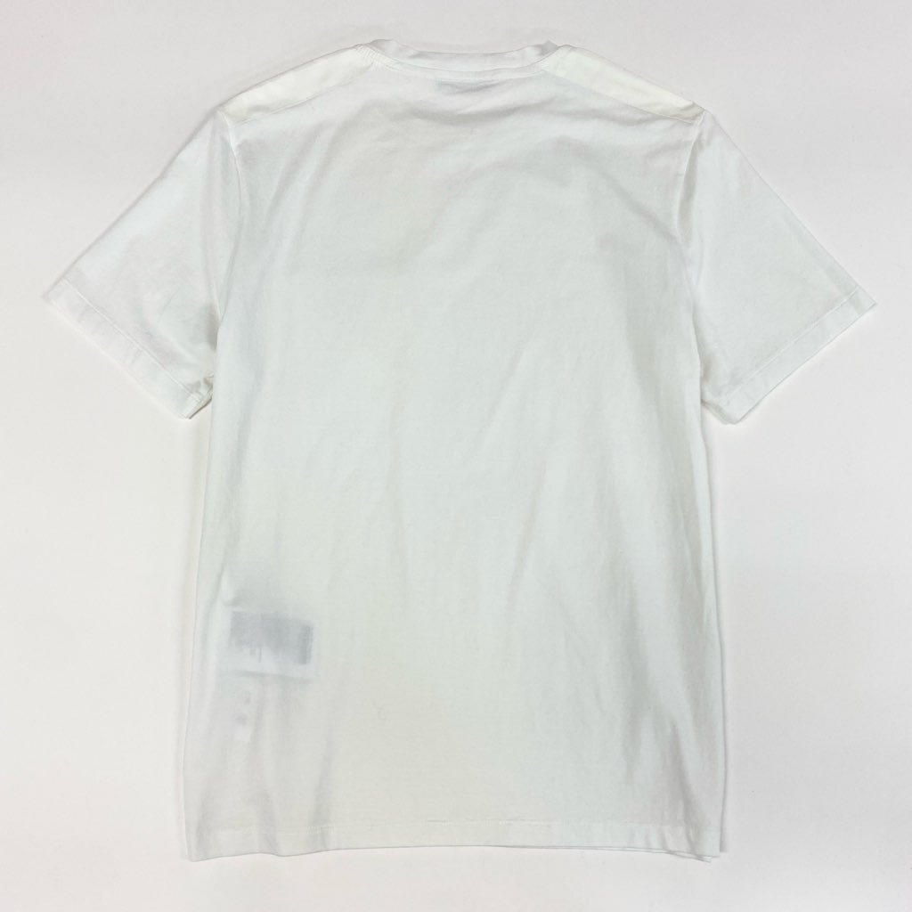 7f8 PRADA プラダ ラバーロゴ ポケットTシャツ カットソー Tシャツ SJN250 R192 710 サイズS ホワイト メンズ 紳士服