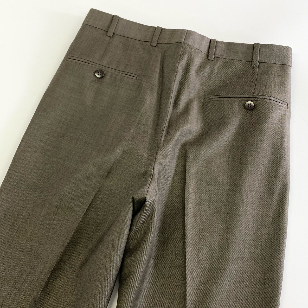 39k13 LIVERANO&LIVERANO リベラーノアンドリベラーノ シングルスーツ セットアップ テーラードジャケット/スラックスパンツ サイズ44 カーキ系 ウール100% メンズ イタリア製