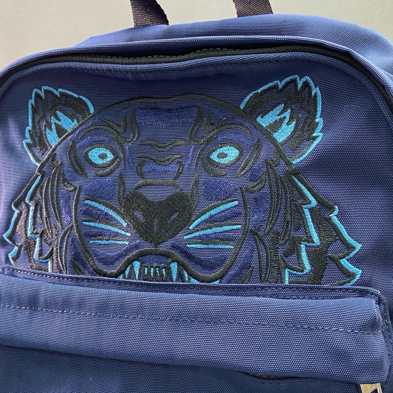 Af8 《美品》 KENZO ケンゾー タイガー ロゴ刺繍 リュック ネイビー バックパック カバン 鞄