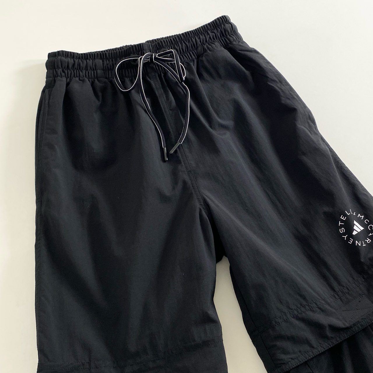 87i1 adidas STELLA McCARTNEY アディダス ステラマッカートニー ウーブンソリッドトラックパンツ ボトムス IJ0564 S ブラック