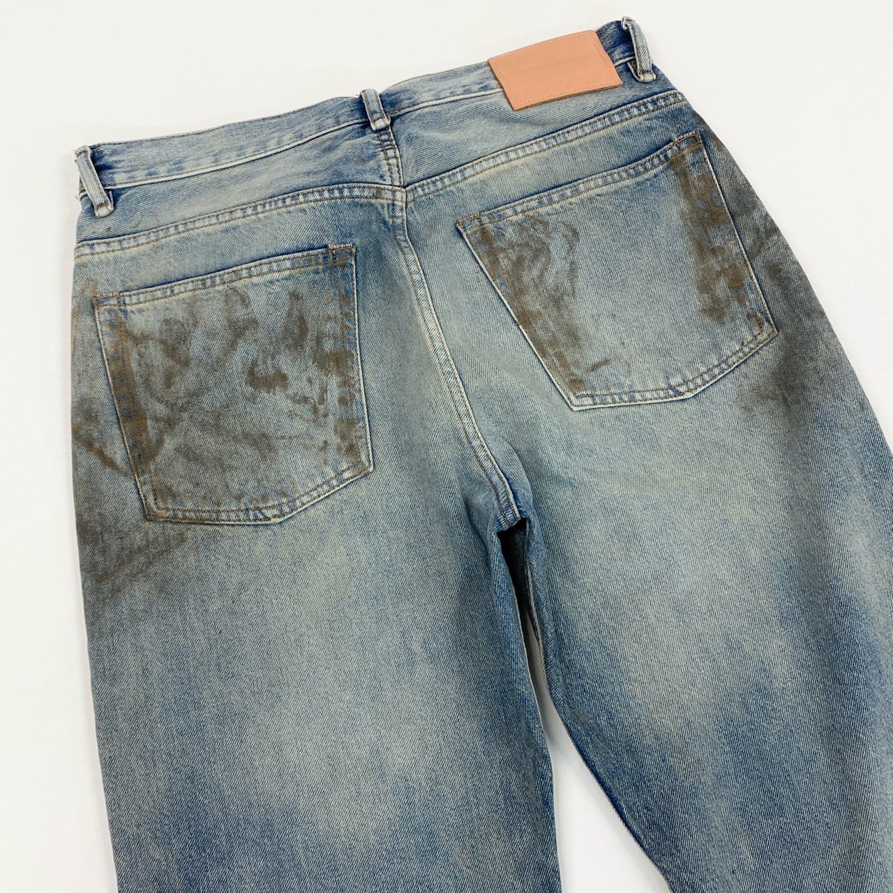16k21 ACNE STUDIOS アクネストゥディオズ 2021M Penicillinダメージ加工 デニムパンツ ジーンズ ボトムス B00317 31 ブルー コットン
