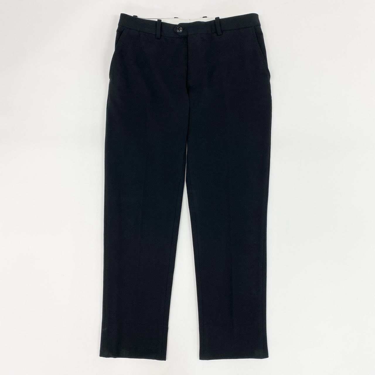 66g24《美品》 CIRCOLO1901 チルコロ イージーパンツ スラックス リラックス テーパードパンツ サイズ46 ブラック メンズ 紳士服_