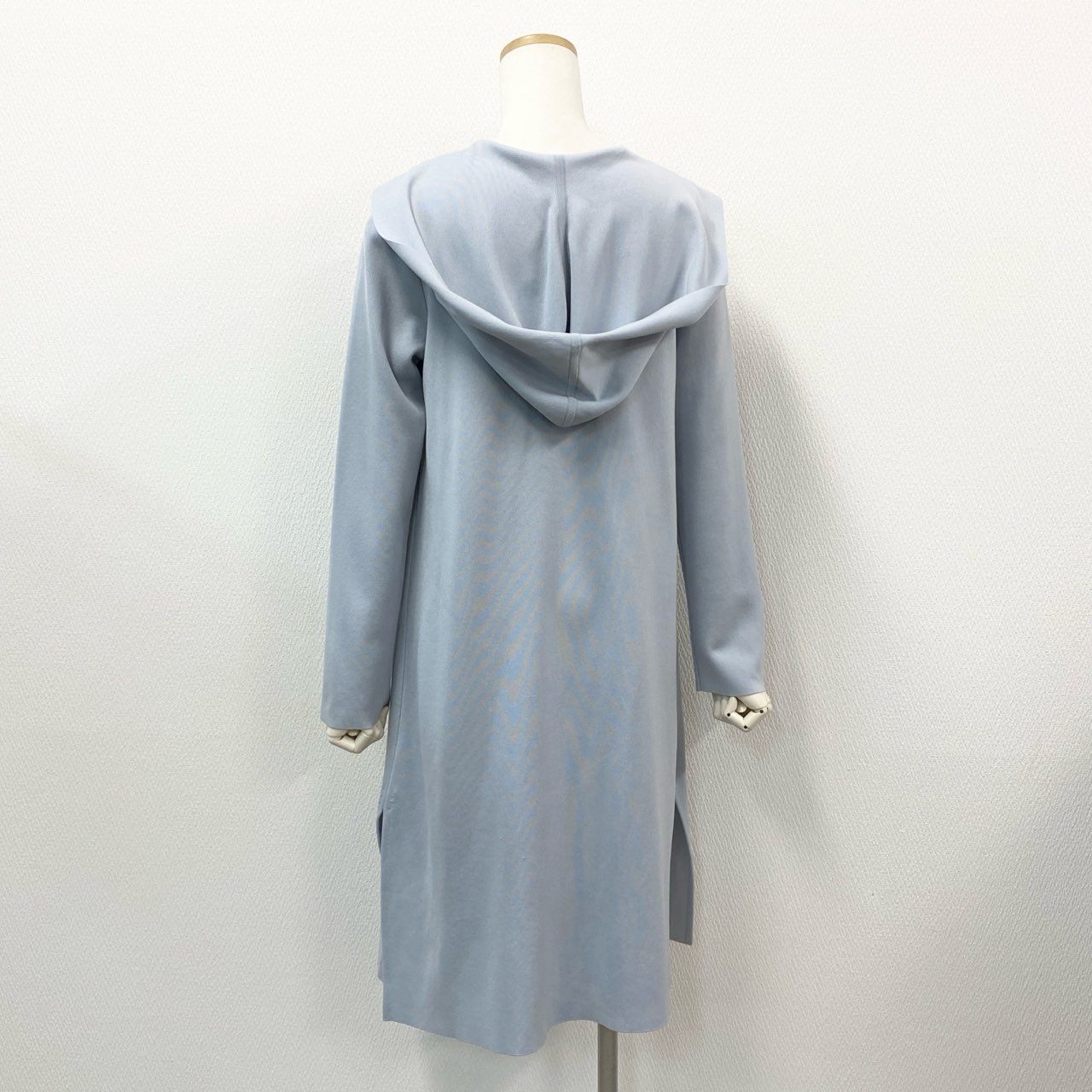 42a23 FOXEY フォクシー Knit Parka Crochet ニットパーカ クロシェ 41888 F ブルー カーディガン 日本製