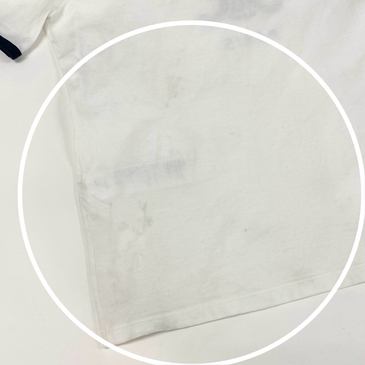 8d2 CELINE セリーヌ トリオンフ プリント クラシック Tシャツ カットソー トップス 2X872671Q M ホワイト ネイビー コットン100% レディース フランス製