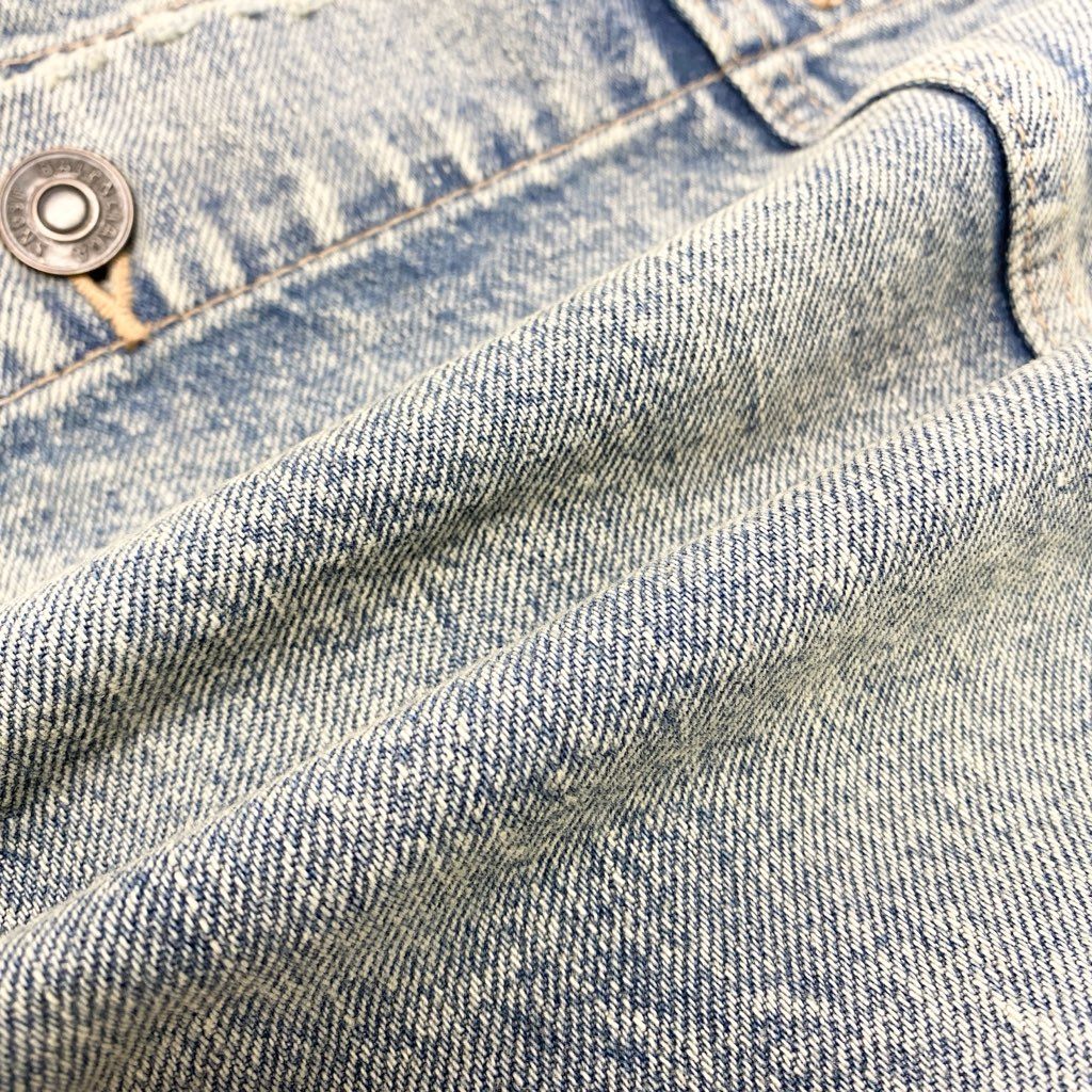 29a9 BALENCIAGA バレンシアガ デニムジャケット Gジャン オーバーサイズ 変形デザイン ショート丈 メンズ 紳士服 36 ブルー系o07t