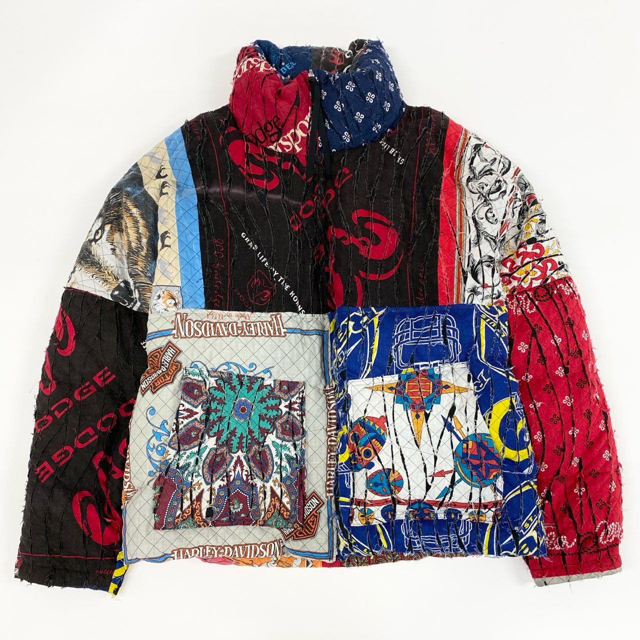 19f11 【美品】2023AW Children of the discordance チルドレンオブザディスコ―ダンス サイズ3 リバーシブル ダウンジャケット メンズ 完全1点物