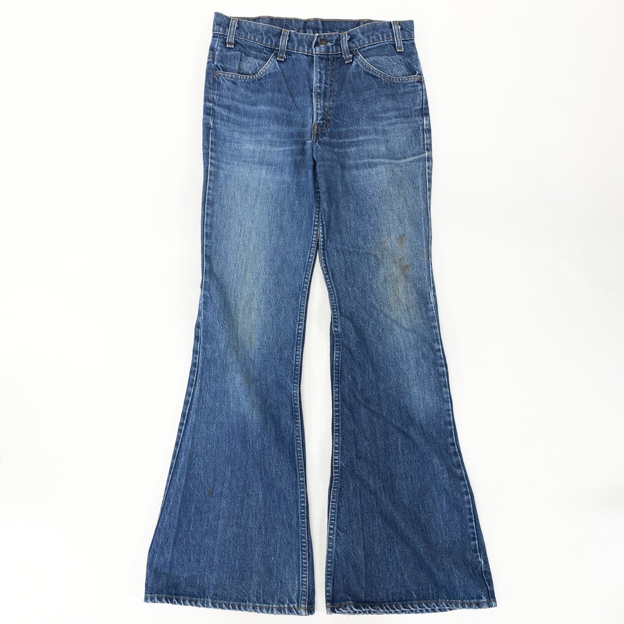 54h27 《VINTAGE》 Levi’s リーバイス 80s 584-0217 フレアカットデニムパンツ ボトムス ジーンズ ブーツカット 82年製 ヴィンテージ インディゴブルー メンズo07t