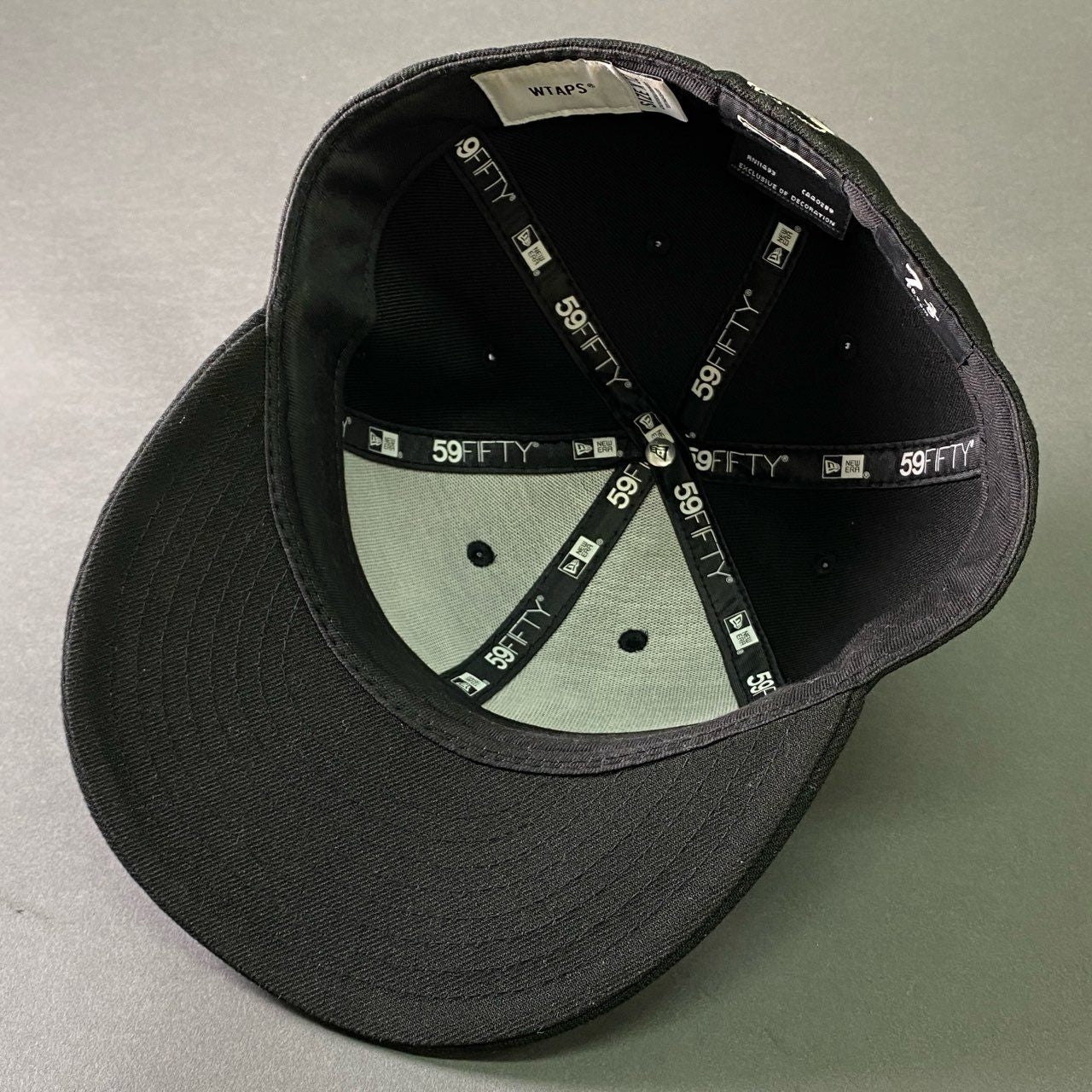 l12 NEW ERA ニューエラ × WTAPS ダブルタップス 59FIFTY LOW PROFILE CAP ロープロフィール キャップ 7 3/8 ブラック 帽子 BASEBALL ストリート