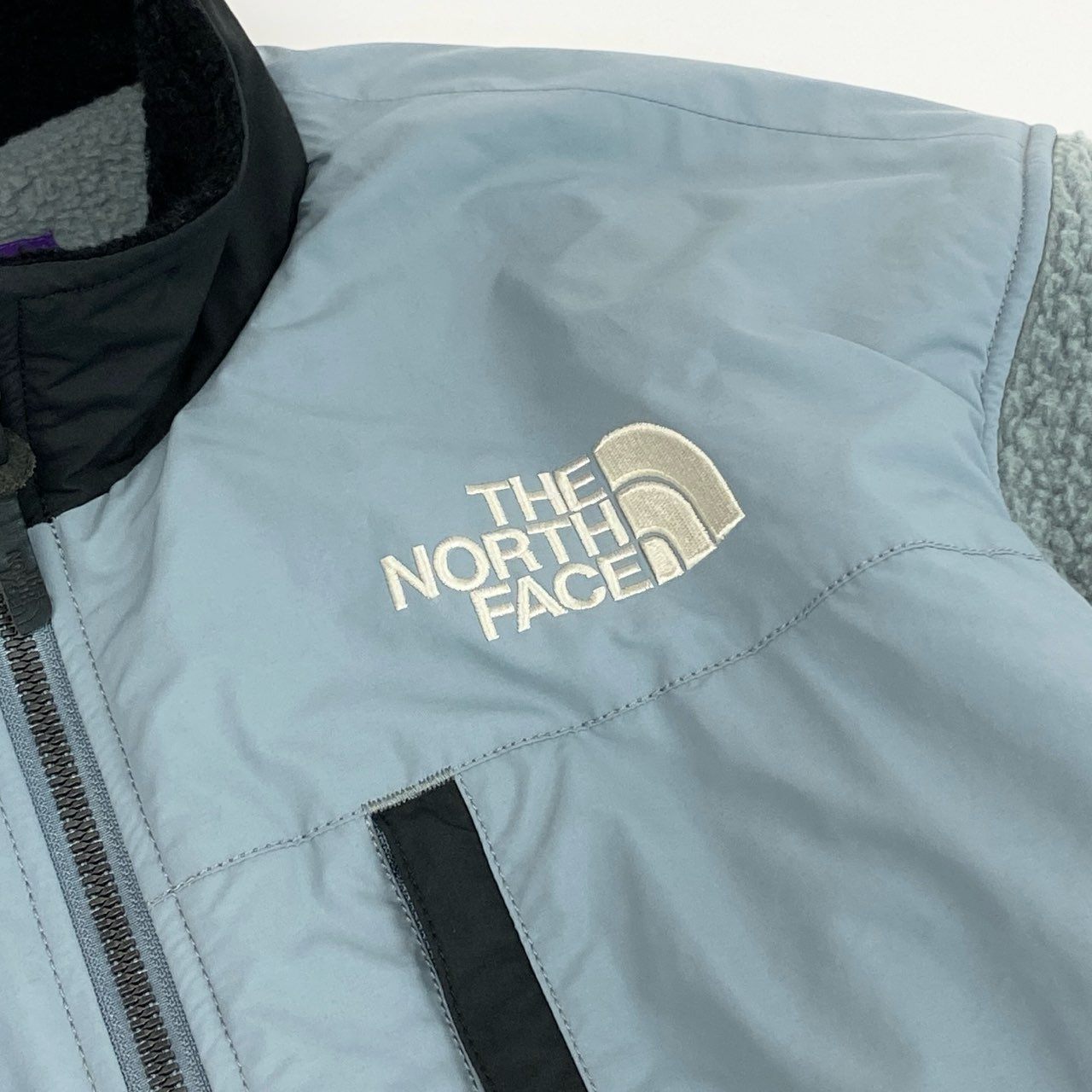 1f6 THE NORTH FACE ザ ノースフェイス パープルレーベル NA2054N デナリジャケット ボアジャケット サイズS ブルーグレー メンズ アウトドア