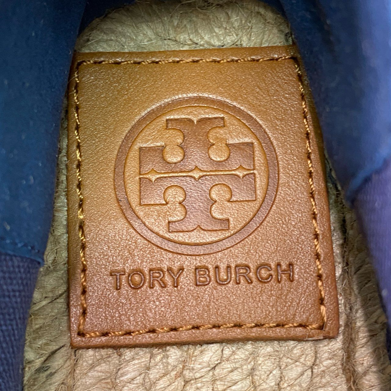 2f8 【未使用品】 TORY BURCH トリーバーチ BEACHER FLAT ESPADRILLE エスパドリーユ フラットシューズ 7 ホワイト 夏 箱付き