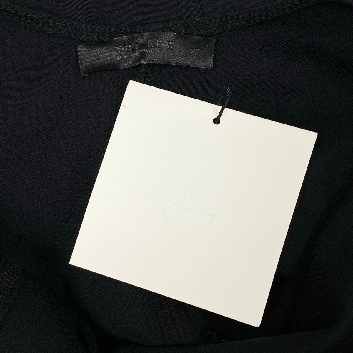 i11 【新品保管品】THE ROW バックオープンロングドレス ストレッチ XSサイズ ブラック レディース 女性用u02t