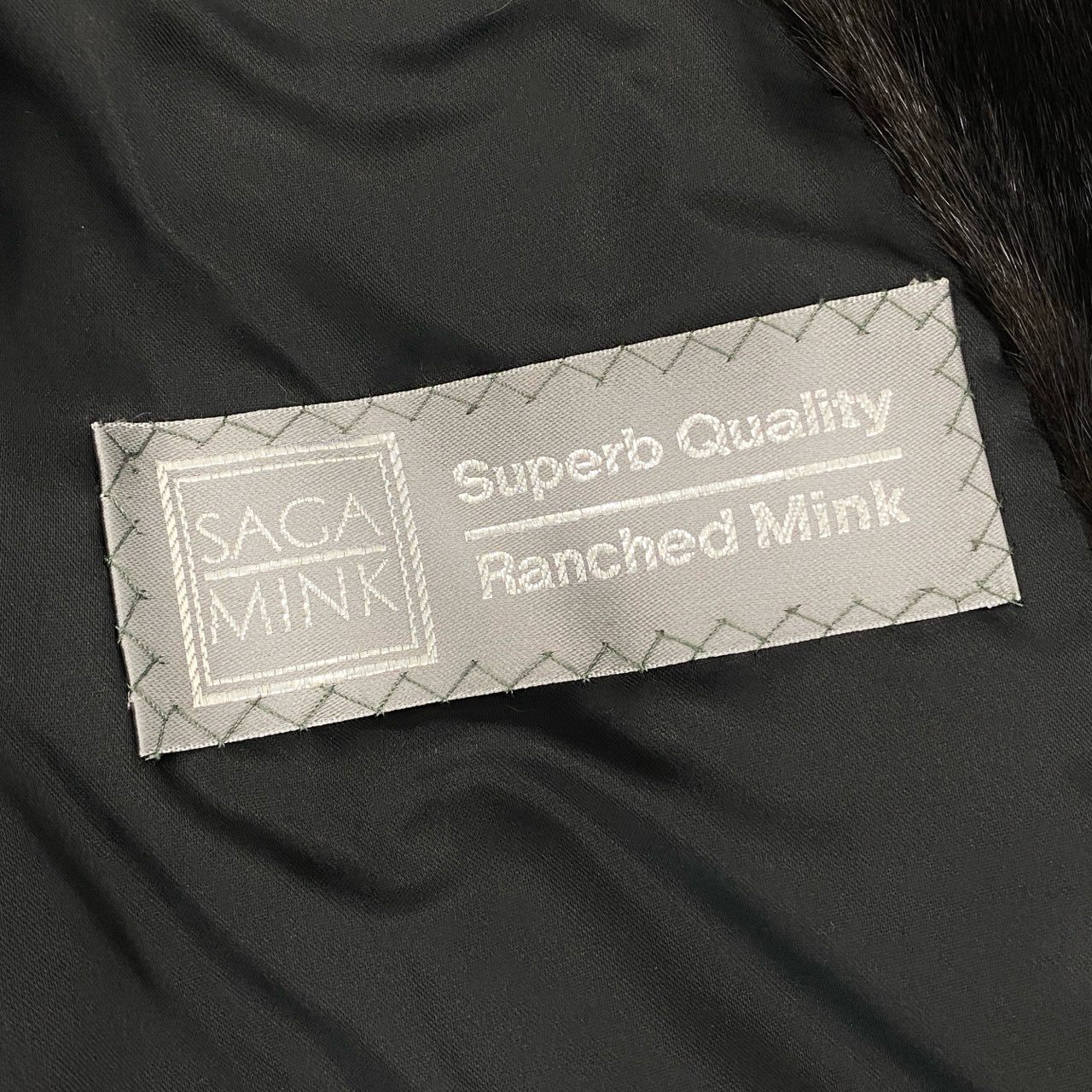 52k19 SAGA MINK サガミンク 銀サガ マホガニーミンク 裾フリル ケープ ポンチョ ダークブラウン 最高級本毛皮 MINK FUR コート 艶◎ 毛並み◎t18r