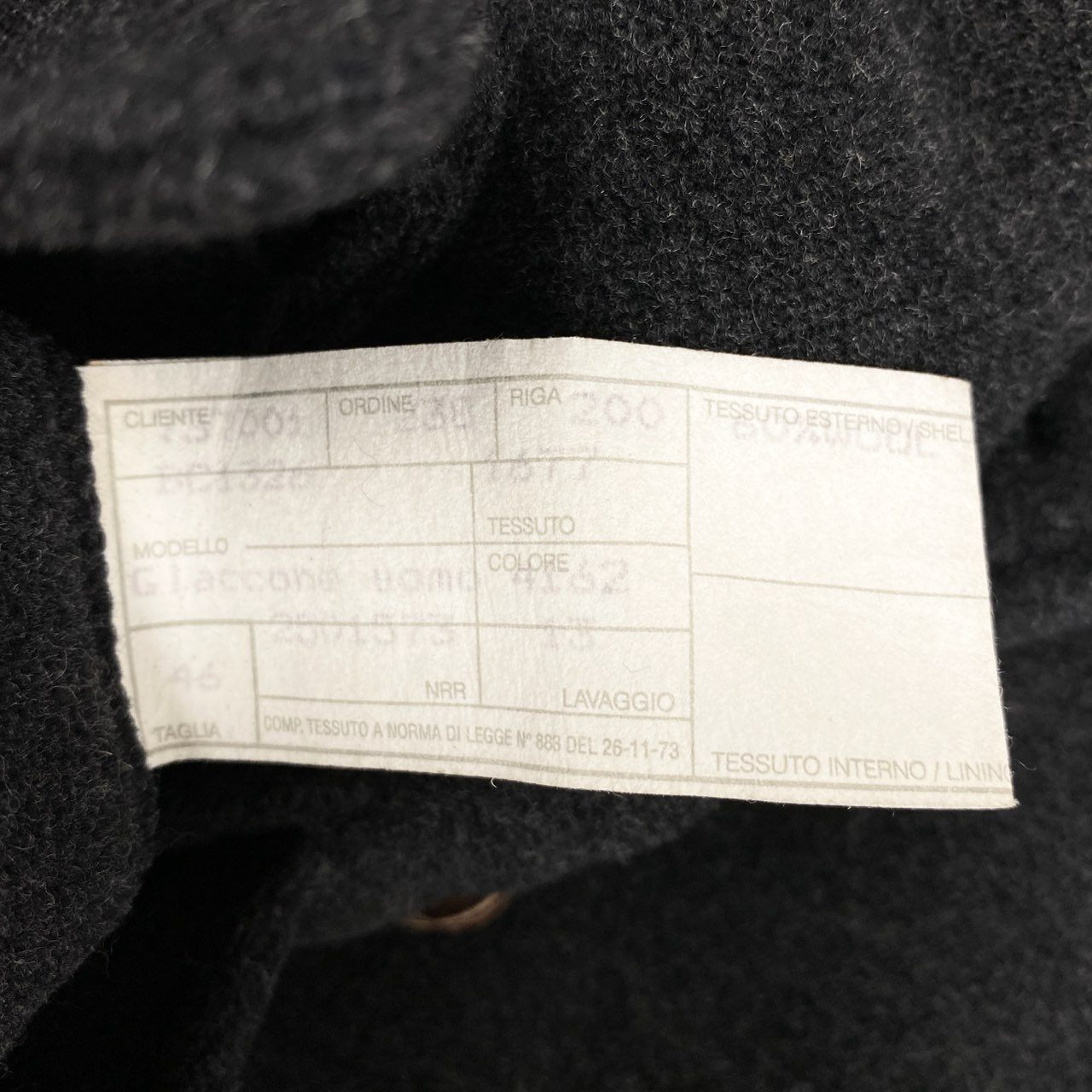 32i9 GIORGIO ARMANI ジョルジオアルマーニ BORGONUOVO 21 90’s old ダブルフェイス セミロングコート イタリア製 メンズ 男性用 2501573 46 ダークグレーu02t