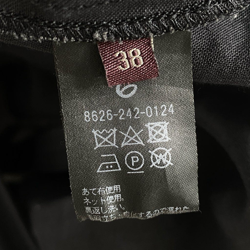 19c24 6 ROKU ロク ワンショルダーワンピース ブラック ドレス ONE SHOULDER ONE PIECE 日本製 UNITED ARROWS