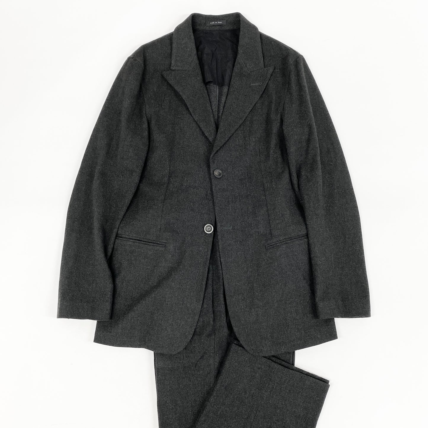 30h29 EMPORIO ARMANI エンポリオアルマーニ スーツセットアップ 上下セットアップ イタリア製 50サイズ グレー メンズ 男性用u02t