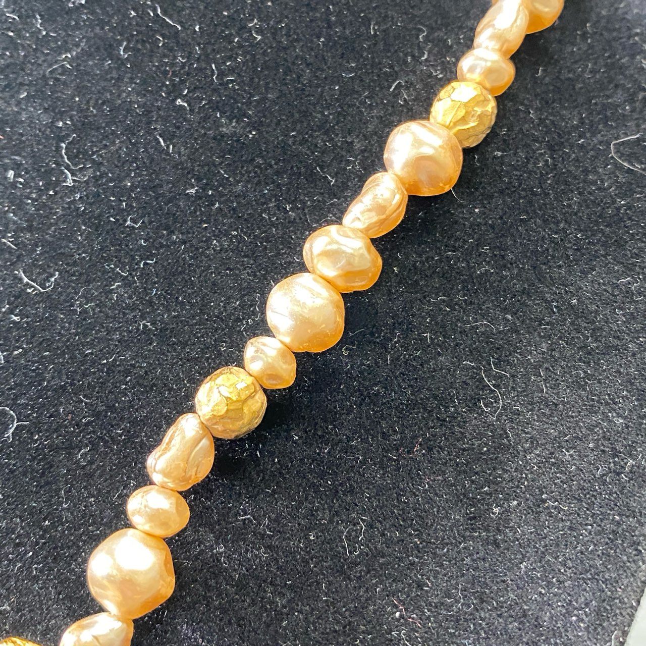 g29 Christian Lacroix クリスチャンラクロワ ヴィンテージ ゴールド × パールビーズ ハートモチーフ ネックレス GOLD レトロ アクセサリー 保存袋付き