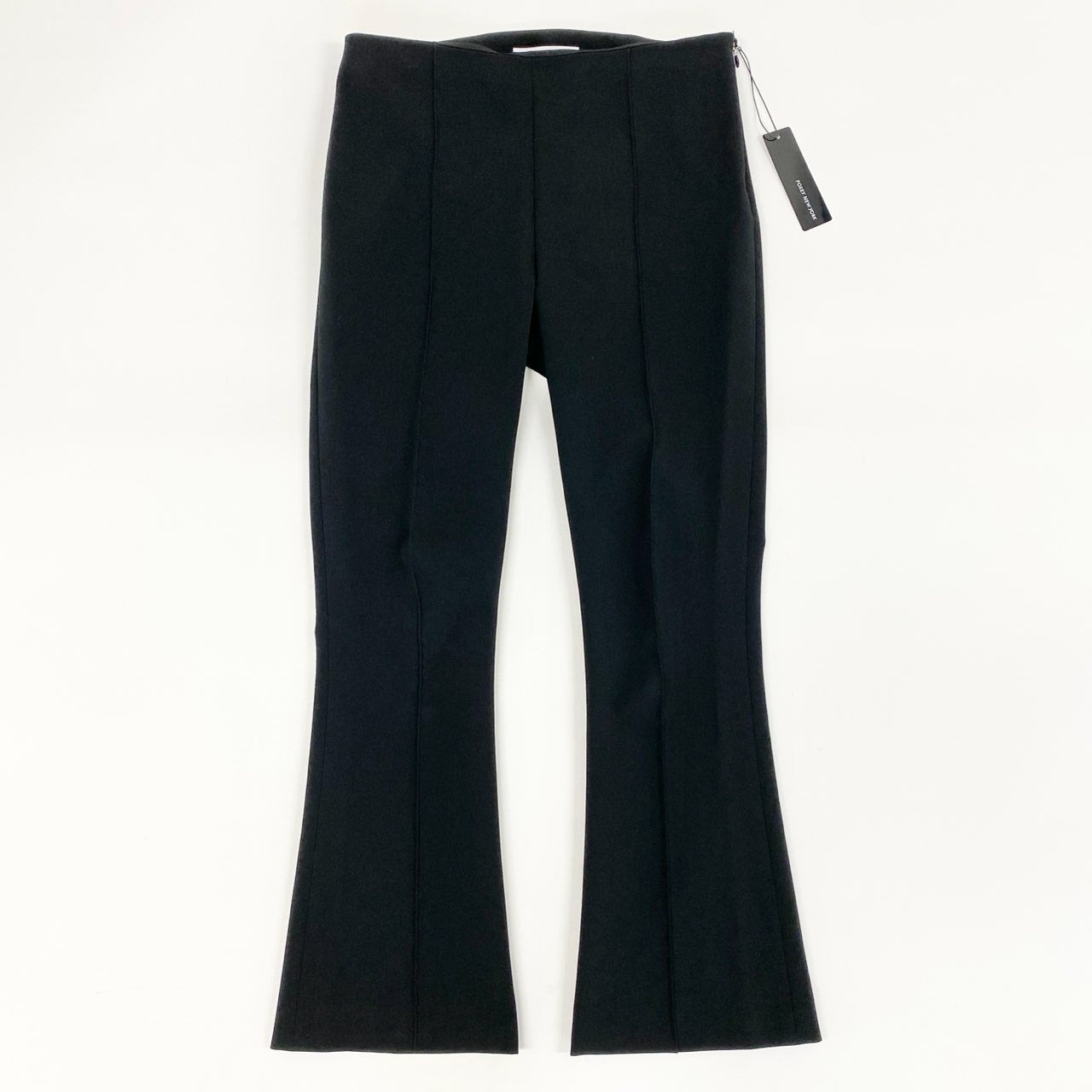 81h7《極美品》FOXEY NEW YORK フォクシーニューヨーク クロップドパンツ ストレッチパンツ 37811 38 ブラック レディース 女性用k02i