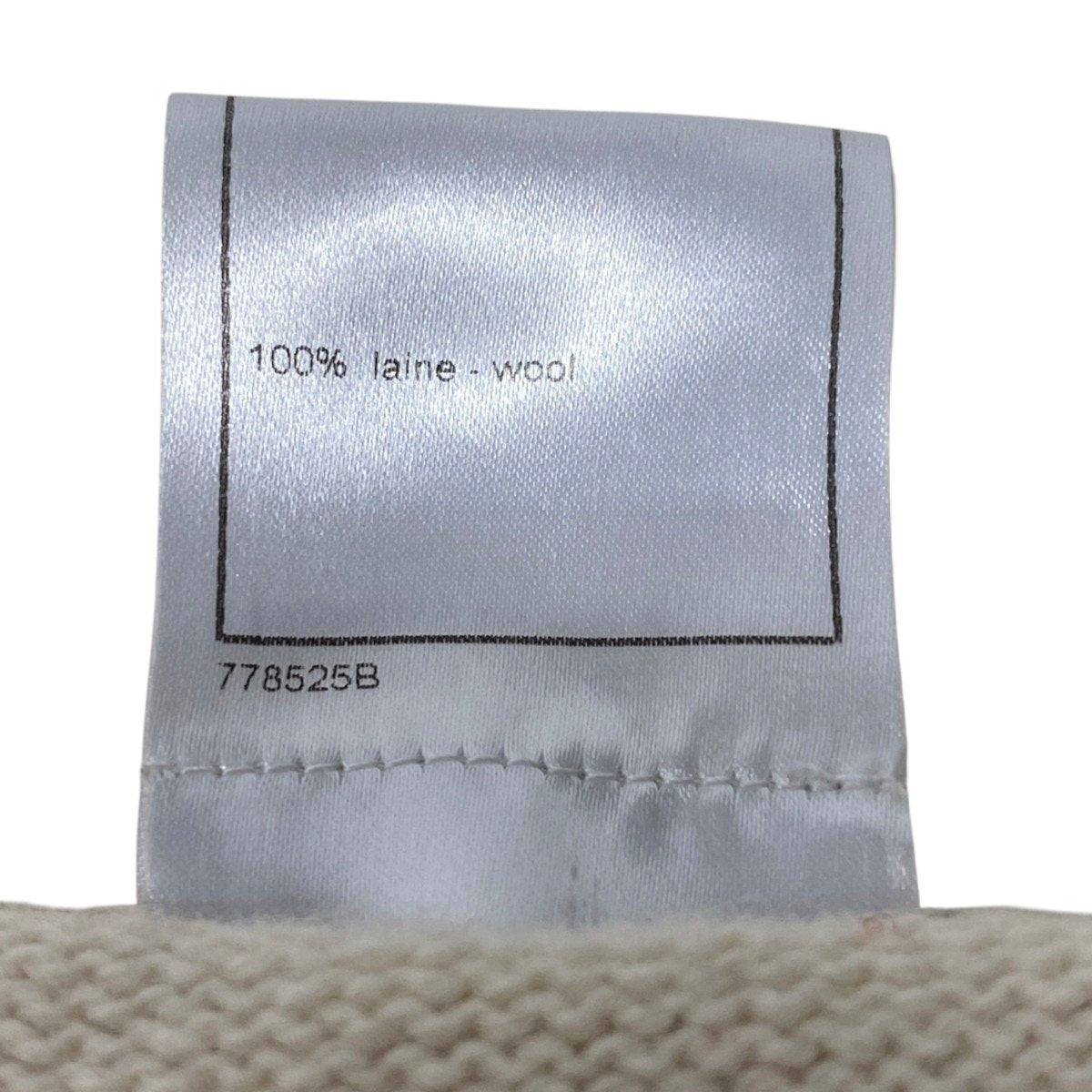 Ci13 CHANEL シャネル ニットセーター 2007年 ペンギン柄 クルーネックニット ウールニット 42 アイボリー レッド ウール100% レディース 女性用k02i