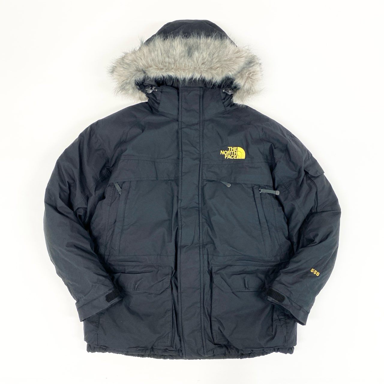 33G23 SWAGGER x THE NORTH FACE スワッガー ノースフェイス マクマードパーカー ダウンジャケット ND1450N Lサイズ ブラック ナイロン メンズ