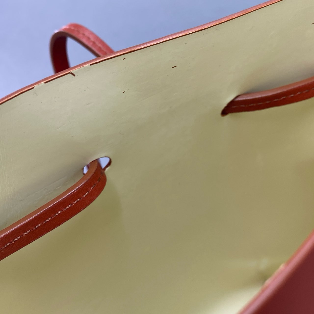 Bc10 MANSUR GAVRIEL マンサーガブリエル レザーショルダーバッグ レッド Leather カバン 大容量◎ Shoulder Bag タグ付き