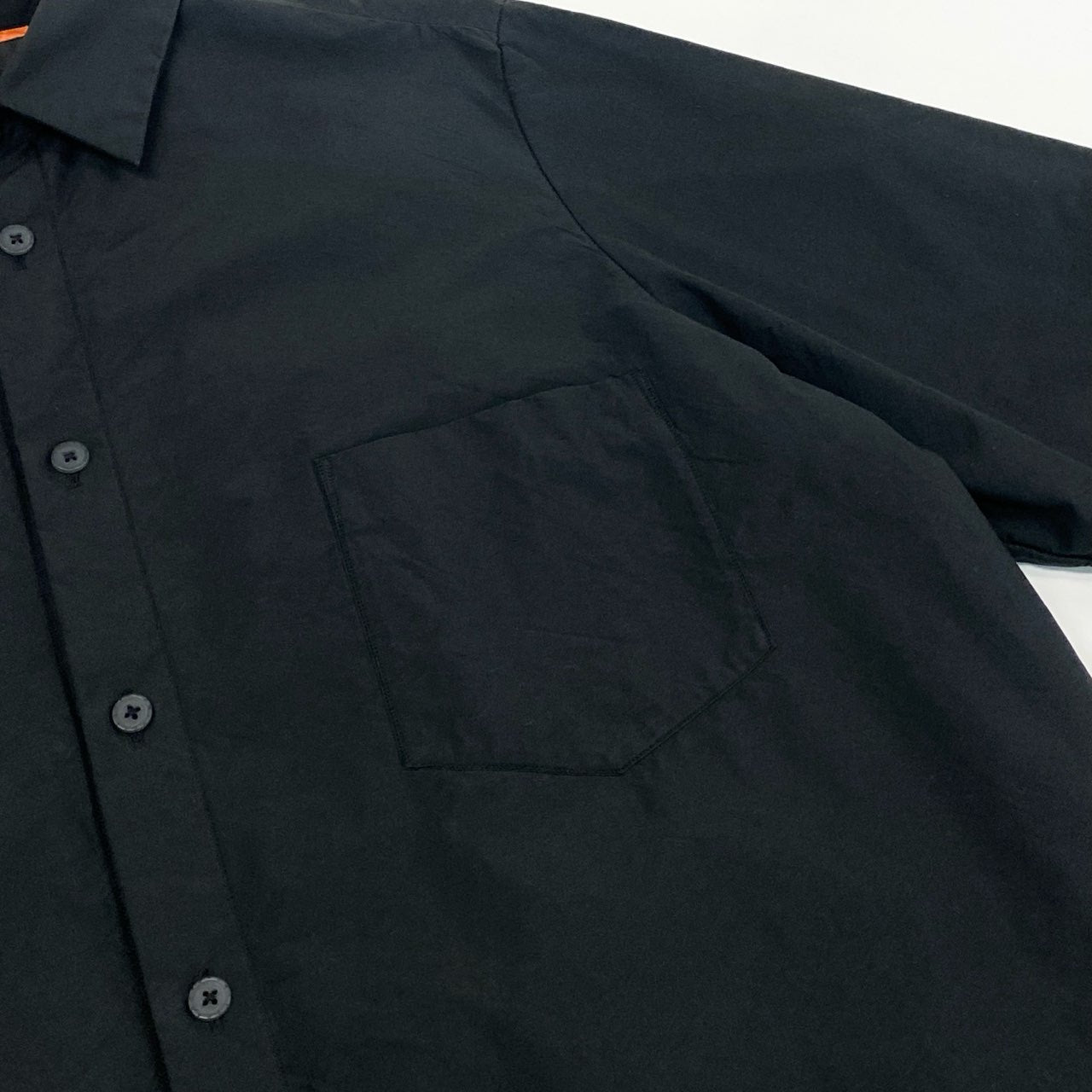 36d8 FUMITO GANRYU フミトガンリュウ Padded Shirt 中綿入りシャツ ジャケット FU4-SH-10 1 ブラック 画像参照 日本製 オーバーサイズ ビッグシルエット