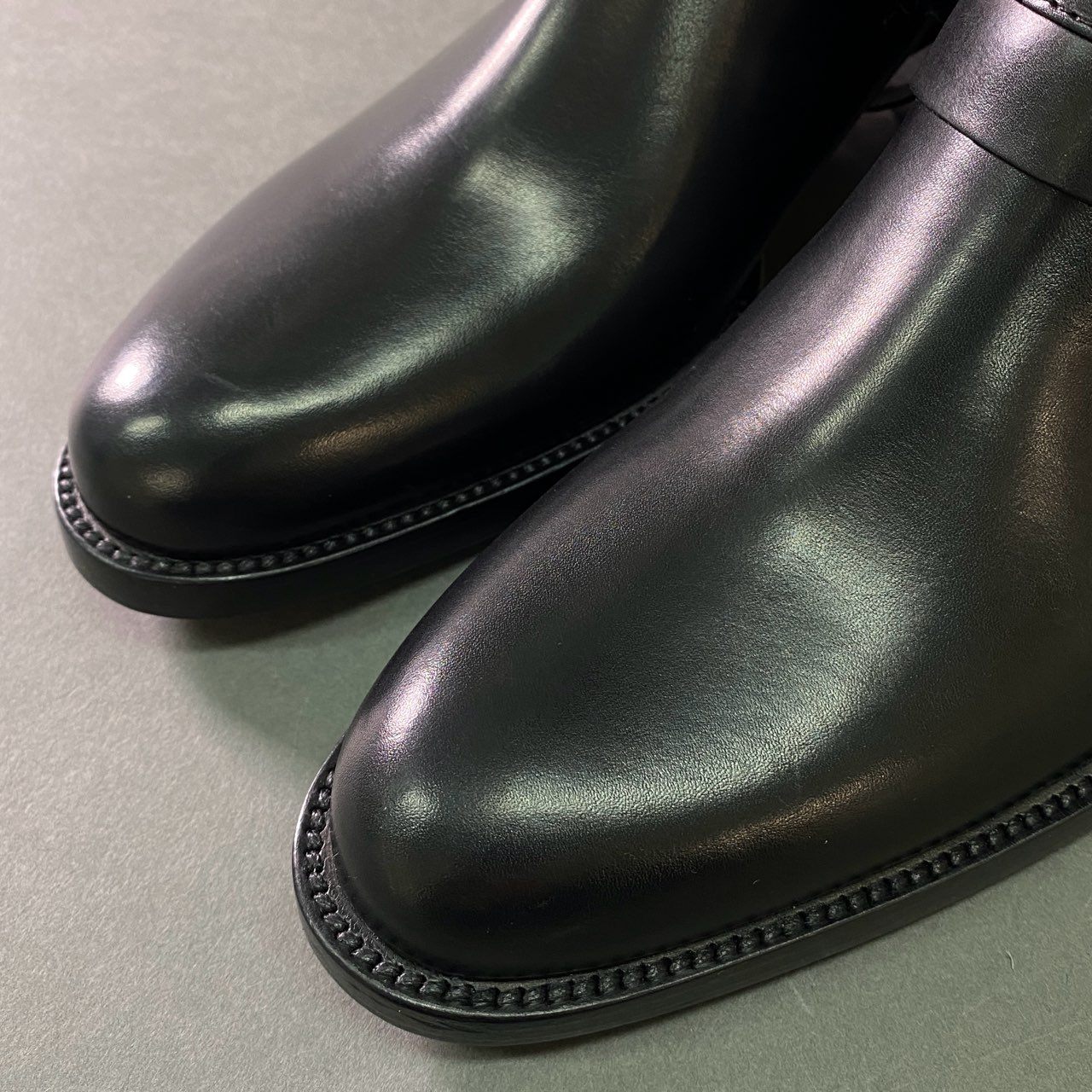 2b28 SARTORE サルトル 定価¥162.800 レザーロングブーツ 切替ブーツ leather レディース イタリア製 35 ブラック レザー エナメル