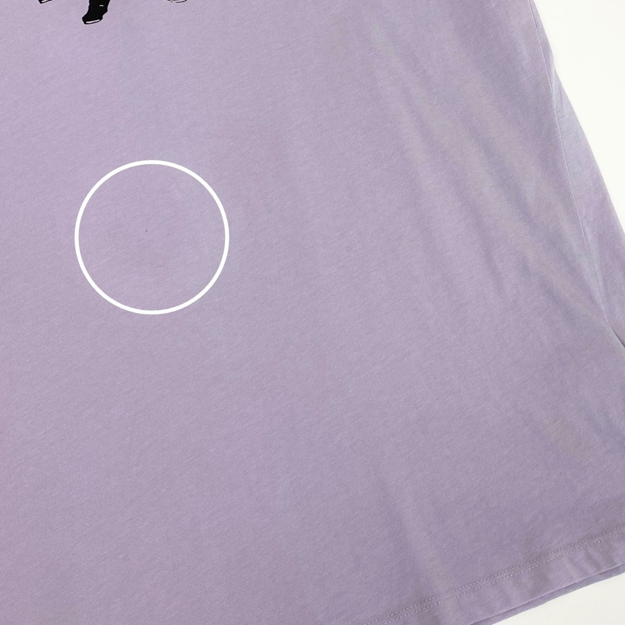 70a15 RAF SIMONS ラフシモンズ 21SS Question Everything オーバーサイズプリントTシャツ カットソー 211-M122-19001 Mサイズ パープル コットン