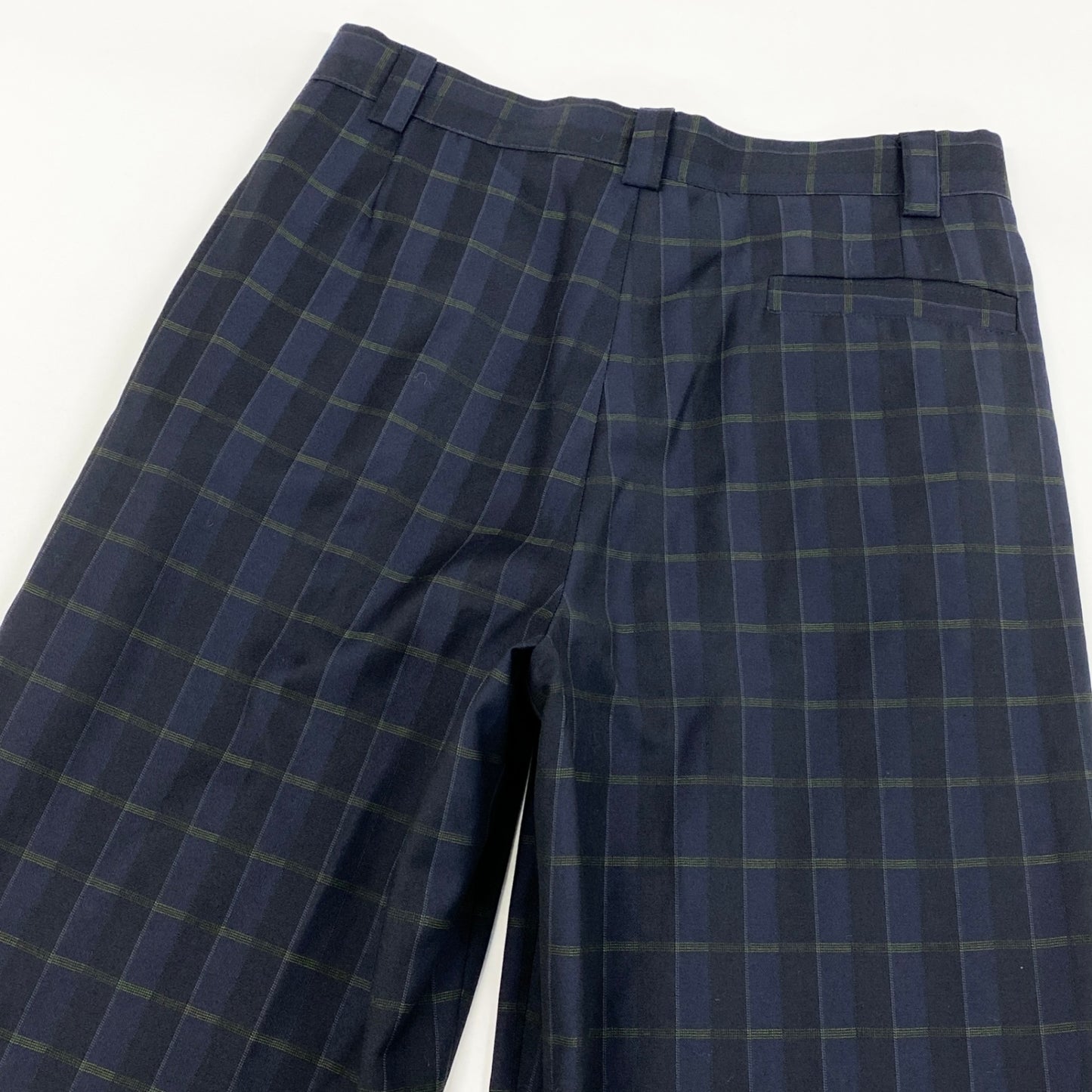 30h29 GIANNI VERSACE ジャンニヴェルサーチ スーツセットアップ ダブルスーツ テーラードジャケット スラックス イタリー製 46サイズ ネイビー系 メンズ 男性用
