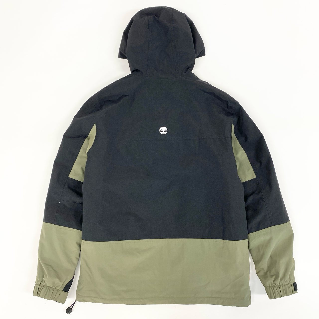59h28 Timberland ティンバーランド WATER PROOF レインウェア マウンテン ガイド ジャケット ロゴワッペン スノボ TB0A2ADZ S 170 カーキ ブラック ナイロン メンズo07t