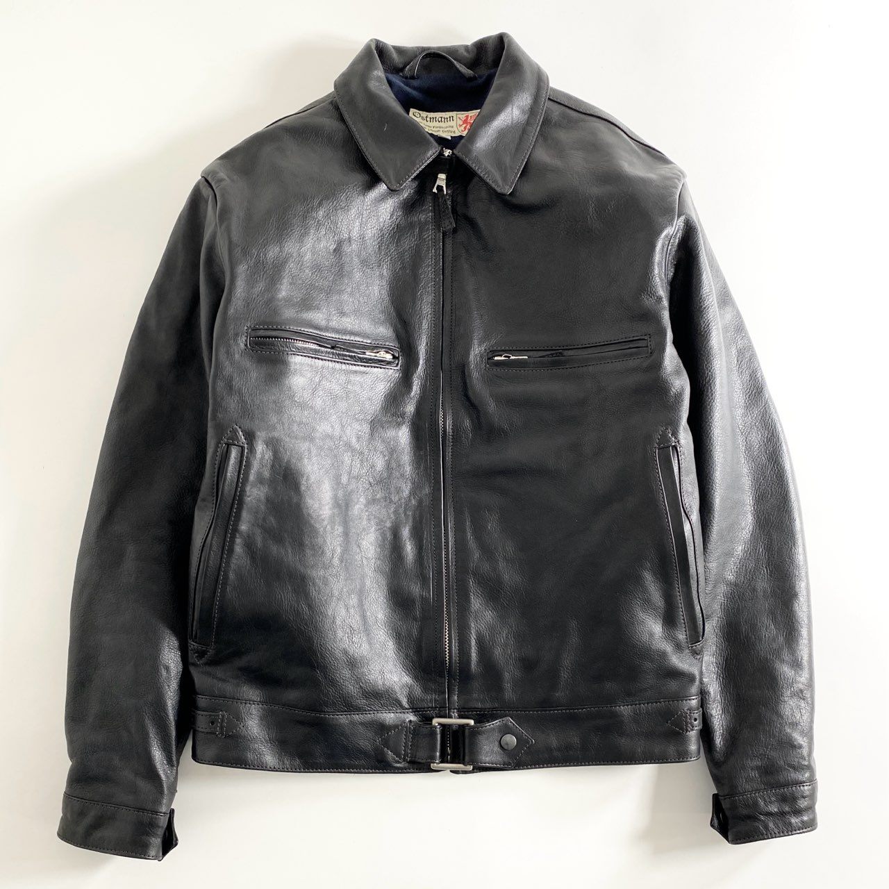 33d12 EASTMAN LEATHER CLOTHING イーストマンレザー OSTMANN オストマン ドイツ空軍 フライトジャケット レザージャケット 38 カウハイドレザー