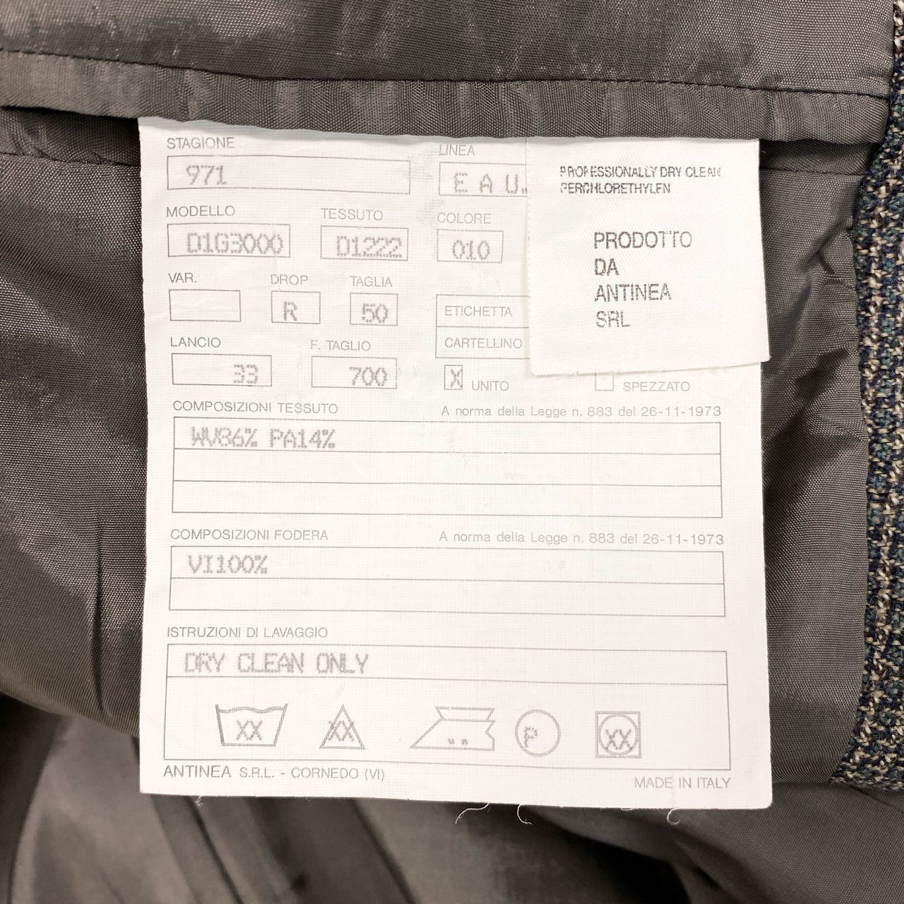 49i11 EMPORIO ARMANI エンポリオアルマーニ テーラードジャケット スーツ フォーマル 90’s~00’s old メンズ 男性用 紳士服 D1G3000 50 グリーン系u02t