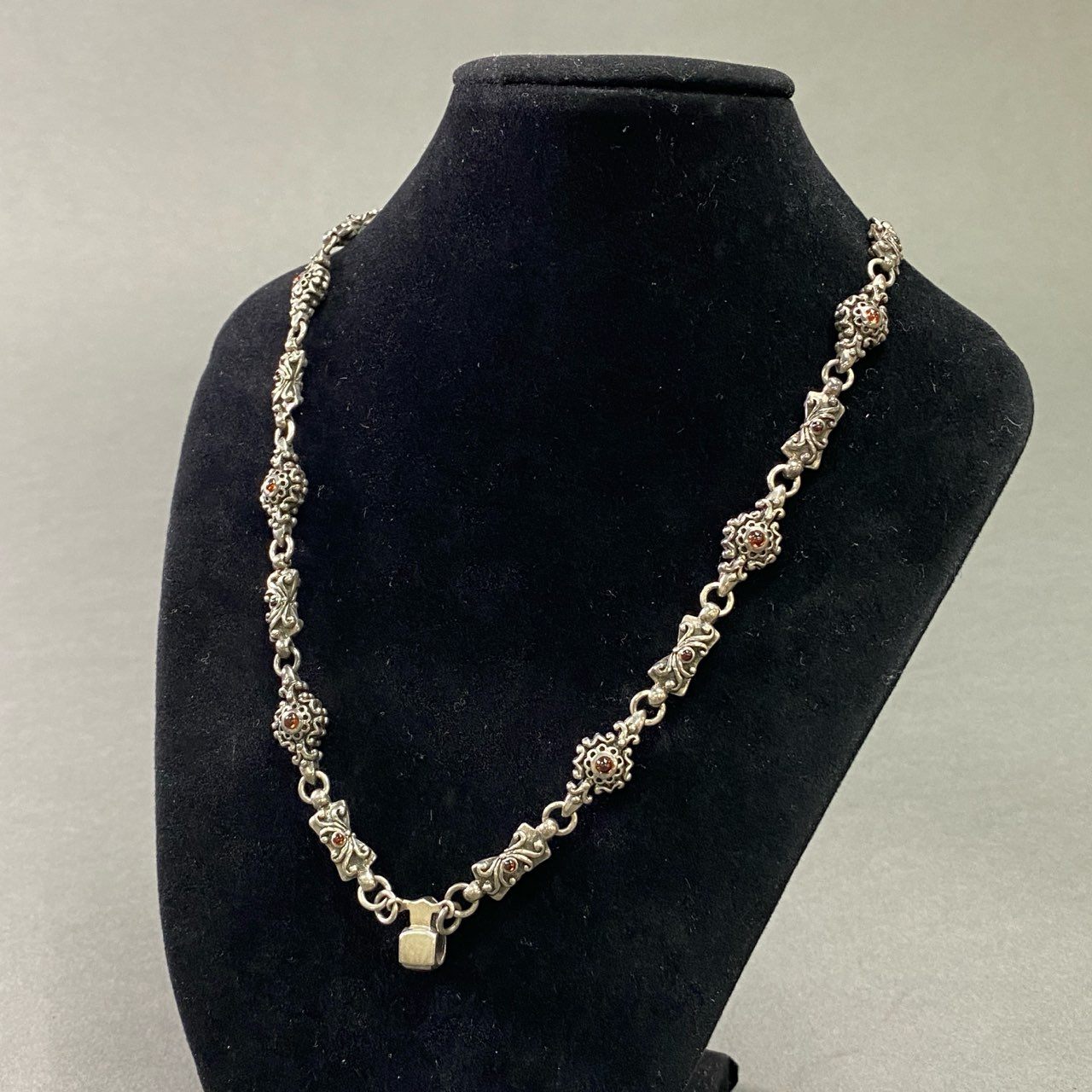 c19 Lord Camelot ロードキャメロット ネックレスチェーン CHAIN ラインストーン SILVER シルバー