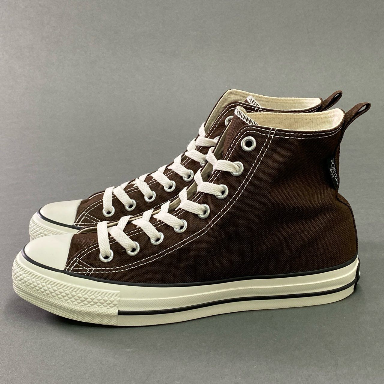 11c25 【極美品】 CONVERSE × PORTER コンバース ポーター オールスター ハイ ハイカットスニーカー シューズ スモーキー コーデュラダック生地 1SD501 26.0cm ブラウン メンズ