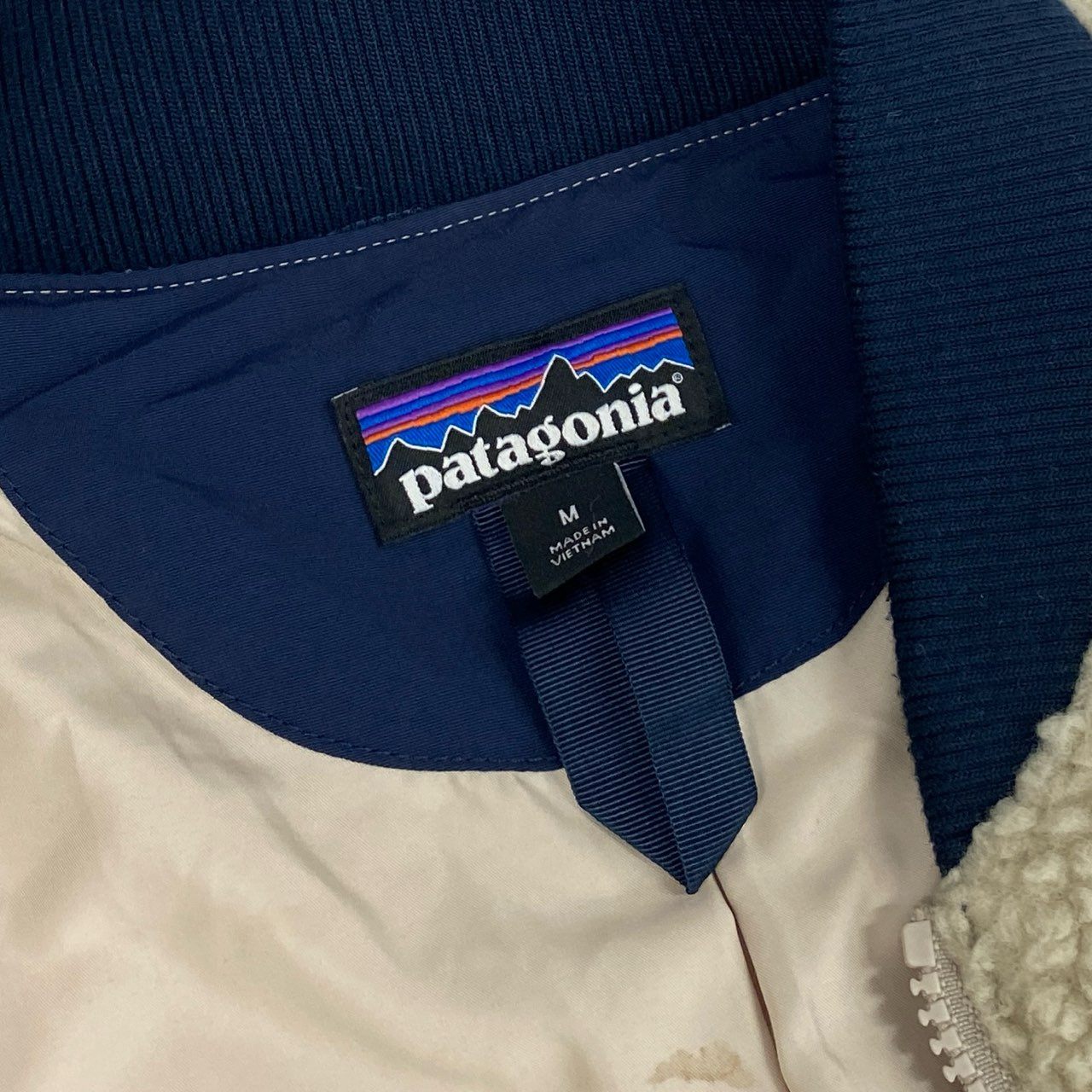 34d4 Patagonia パタゴニア Retro-X BOMBER Jacket レトロ ボマージャケット フリースブルゾン 22830FA19 M クリーム