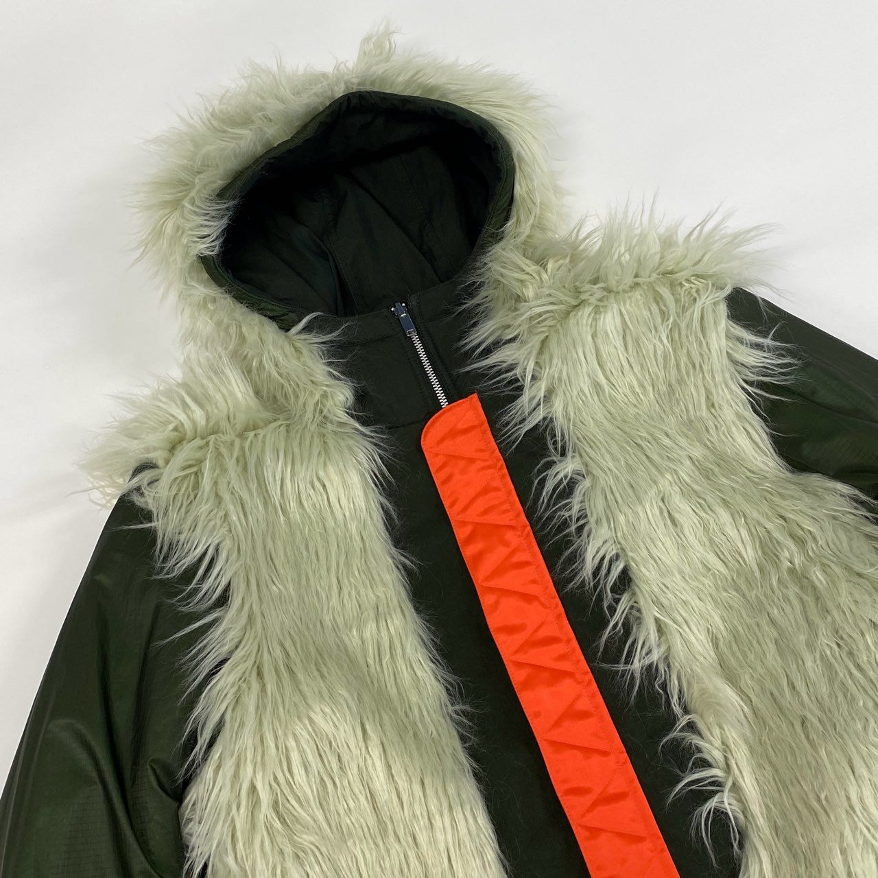 20f19 NIKE TF WHITE SPACE PARKA ホワイトスペースパーカ リバーシブル N-3B モッズコート ミリタリージャケット 大きいサイズ DD6776-355 2XLサイズ カーキ
