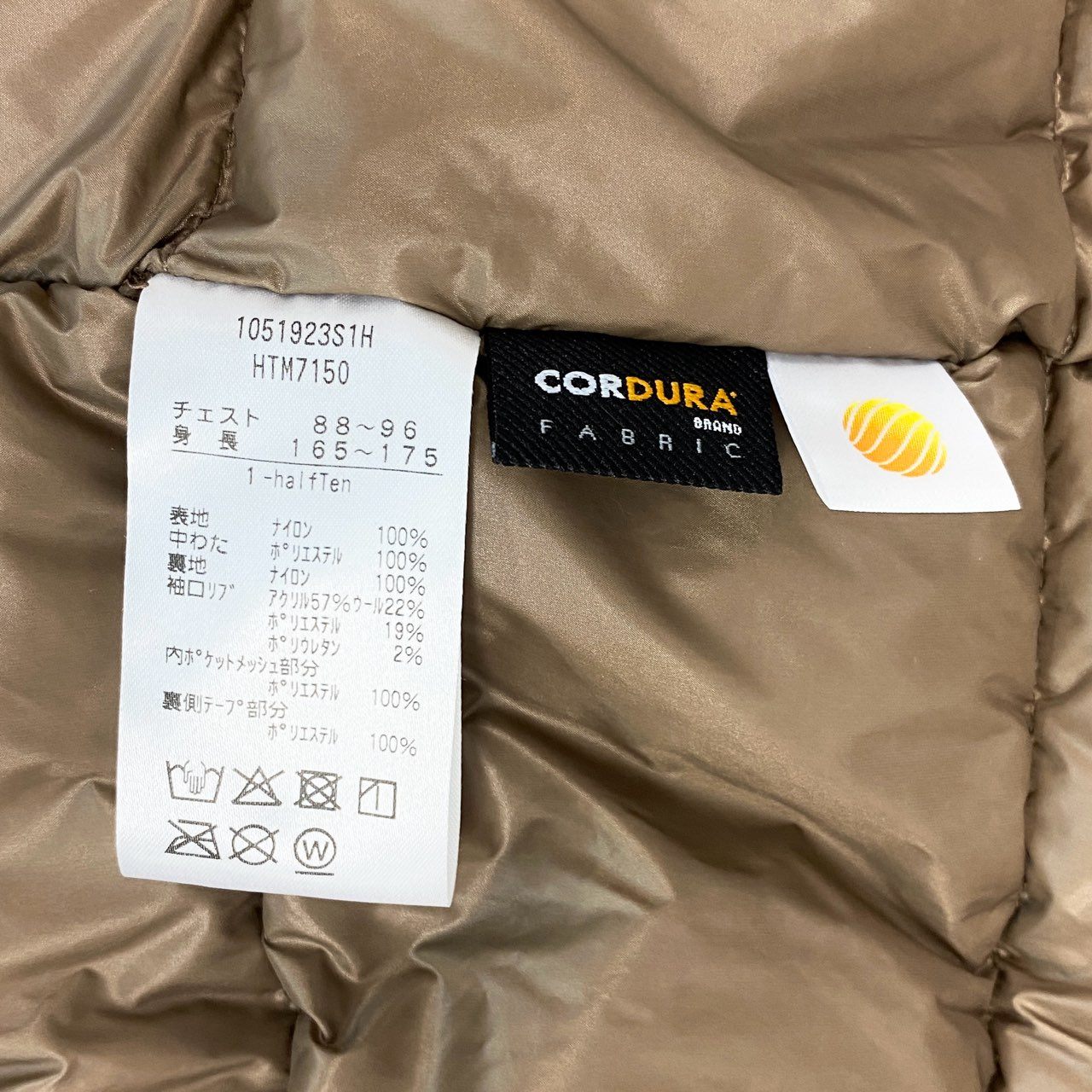 24f18 《未使用保管品》タグ付 定価\68,000 CANTERBURY カンタベリー DEFENDER PUFF COAT 中綿ジャケット コート HTM7150 1 ブラウン系 メンズ