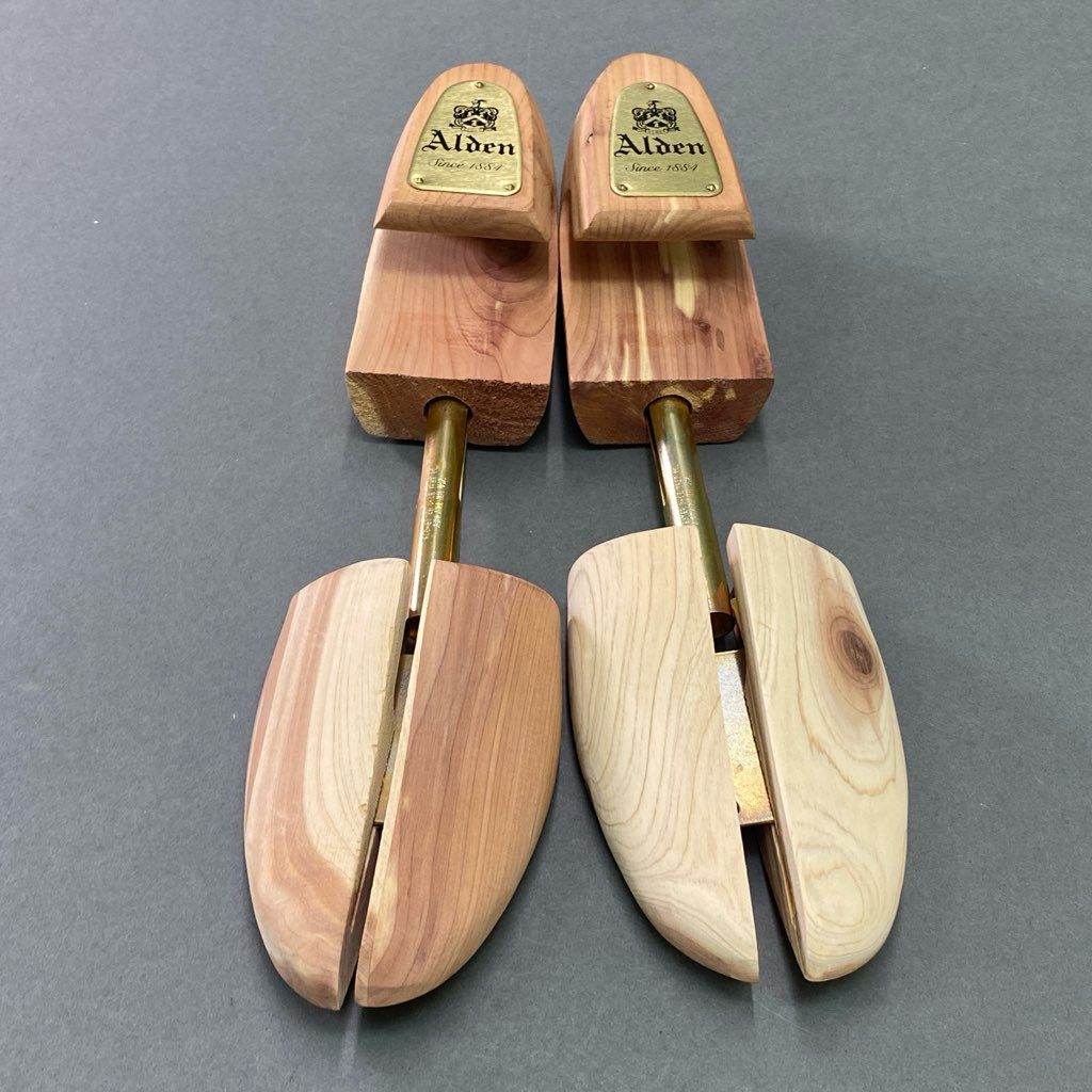 1d8-2 Alden オールデン USA製 シューツリー 全長約30cm ナチュラル 木製 シューズキーパー ビジネス